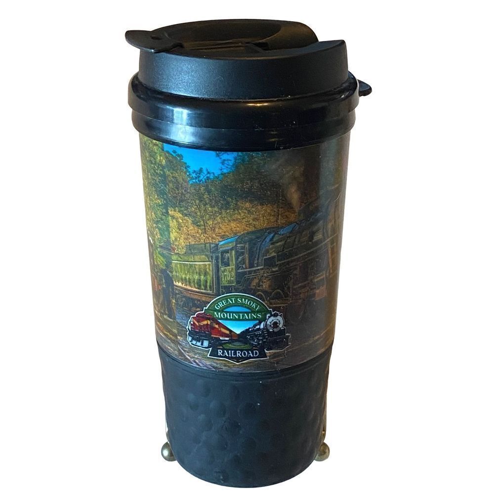 Great Smoky Mountains Railroad NC Insulated Travel Cup w/ Lid 16 Oz Whirley